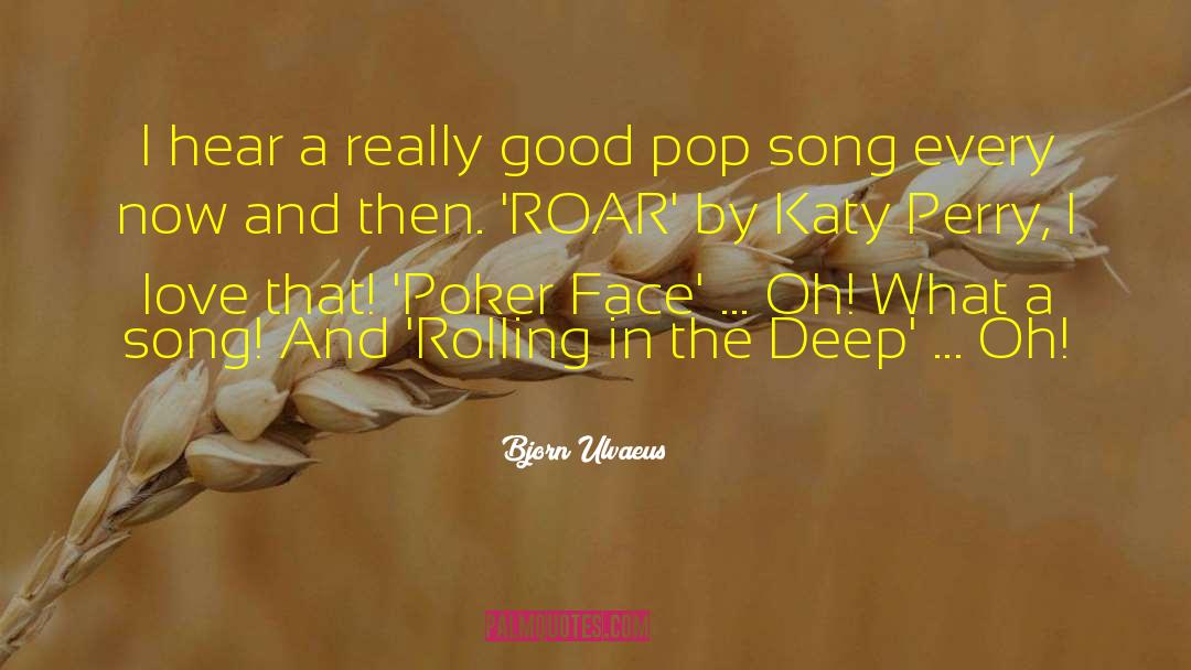 Pop Song quotes by Bjorn Ulvaeus