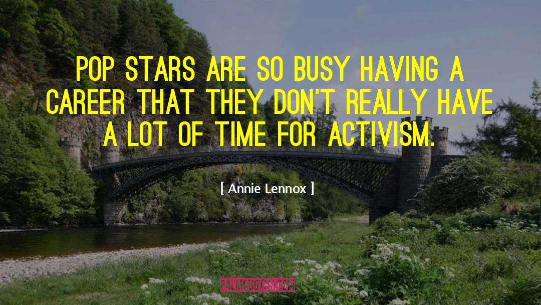 Pop Stars quotes by Annie Lennox