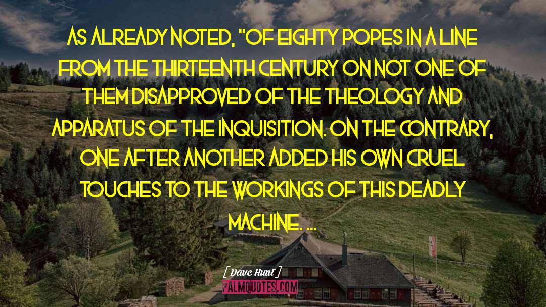 Popes quotes by Dave Hunt