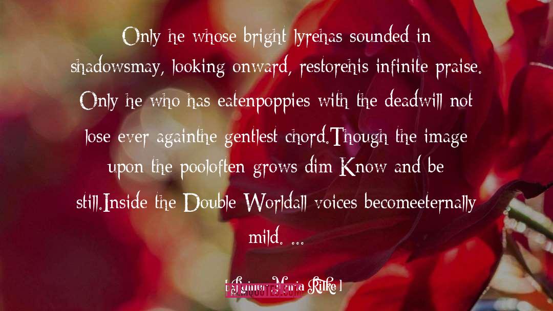 Poppies quotes by Rainer Maria Rilke