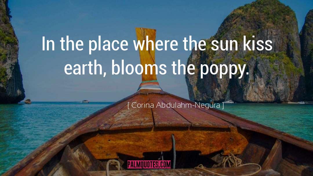 Poppy quotes by Corina Abdulahm-Negura