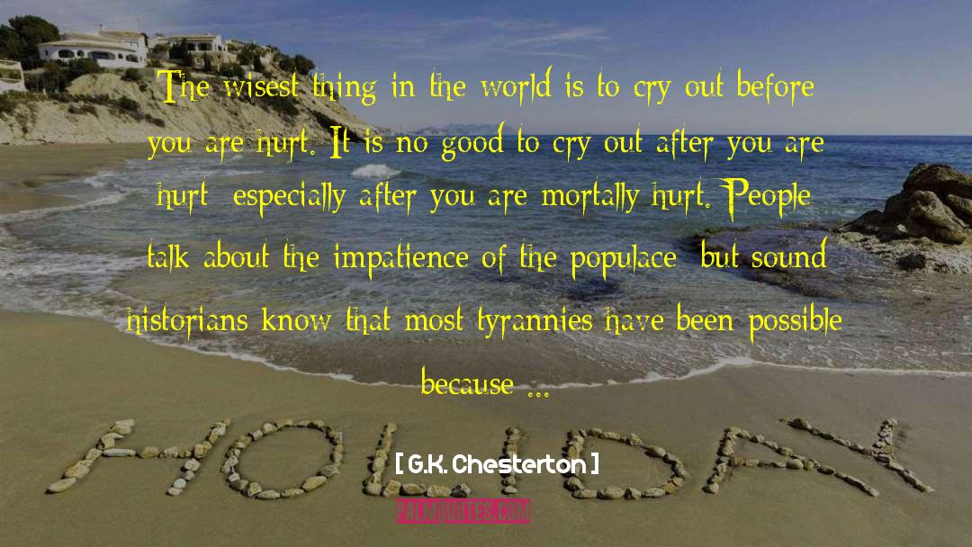 Populace quotes by G.K. Chesterton