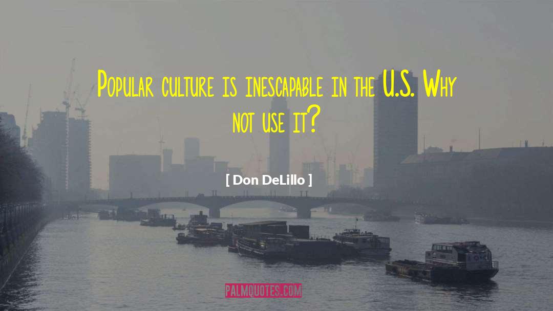 Popular Culture quotes by Don DeLillo