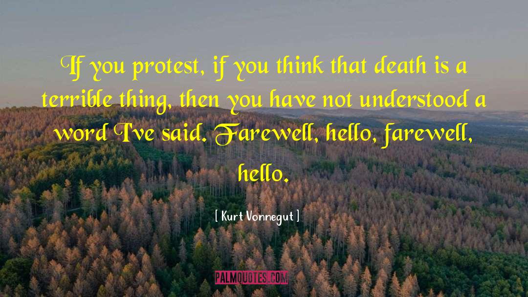 Popular Farewell quotes by Kurt Vonnegut