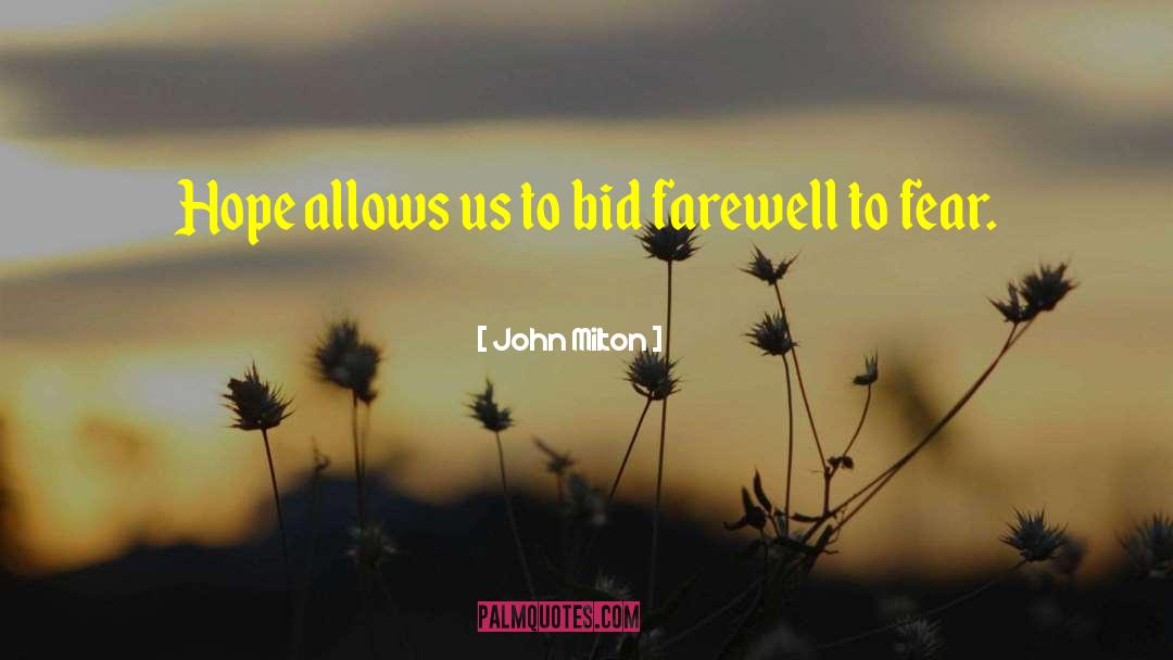Popular Farewell quotes by John Milton
