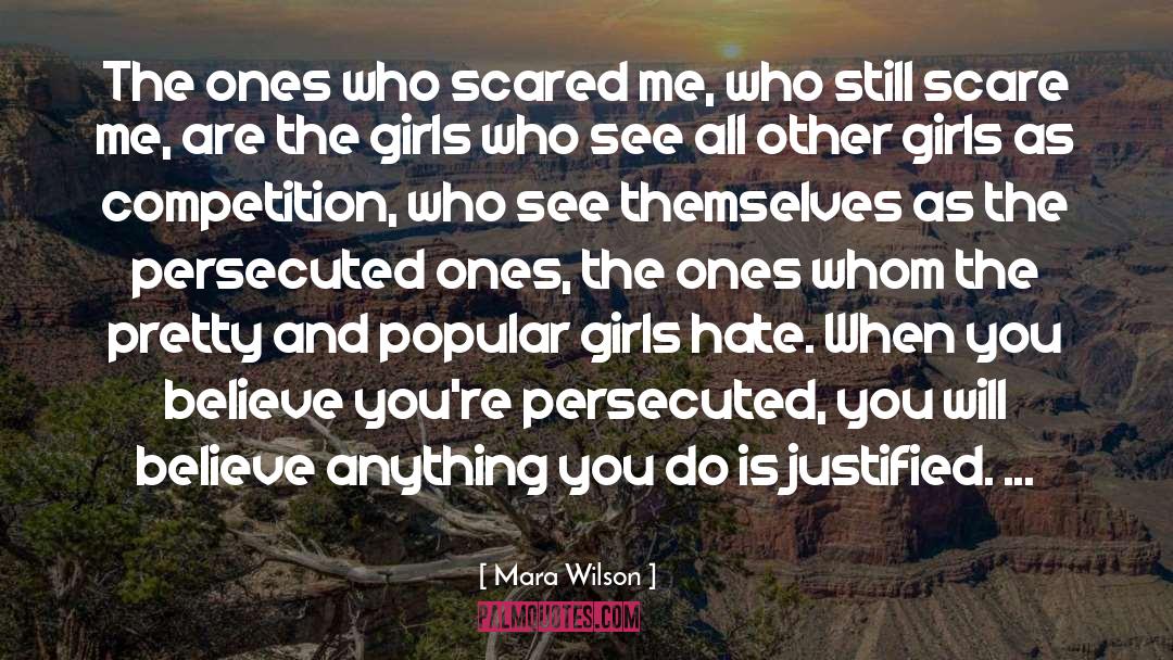 Popular Girls quotes by Mara Wilson