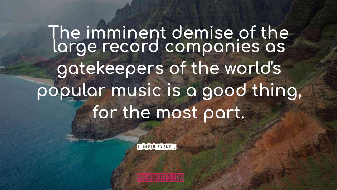 Popular Music quotes by David Byrne