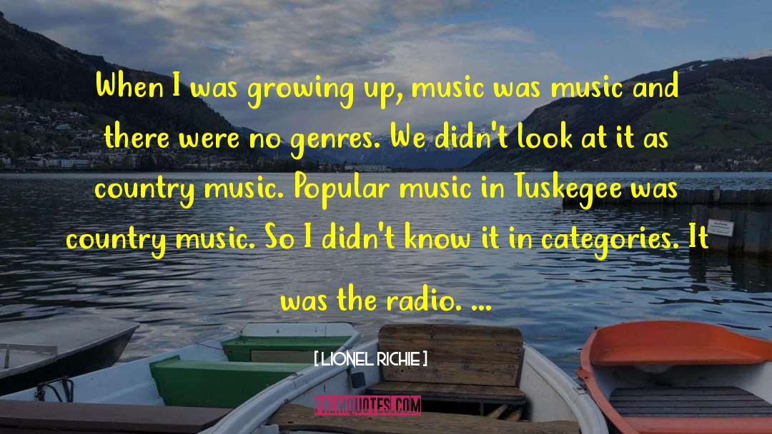 Popular Music quotes by Lionel Richie
