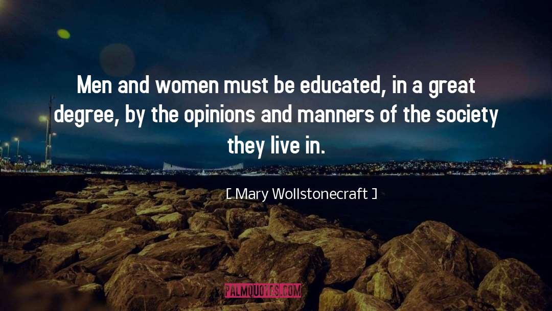 Popular Opinion quotes by Mary Wollstonecraft