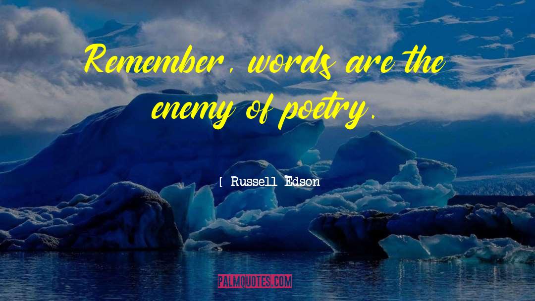 Popularity Of Poetry quotes by Russell Edson