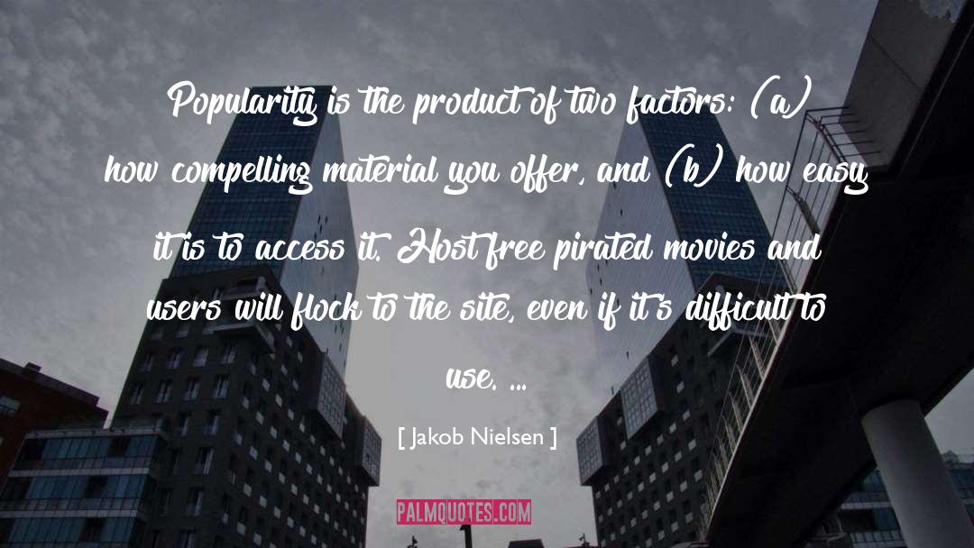 Popularity quotes by Jakob Nielsen
