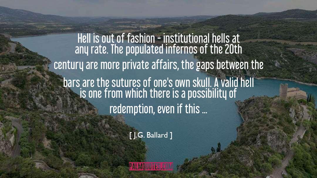 Populated quotes by J.G. Ballard