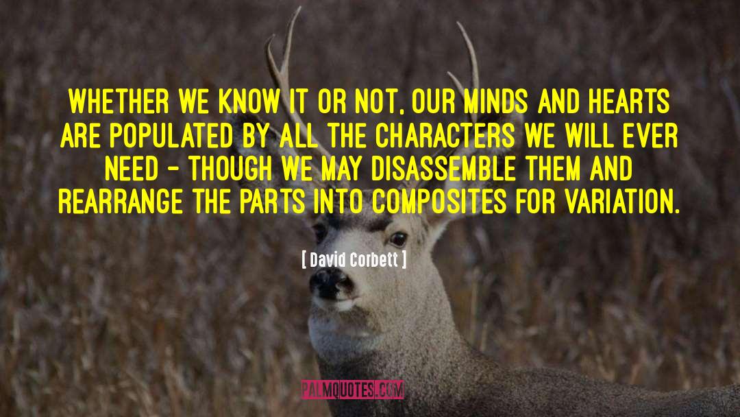 Populated quotes by David Corbett