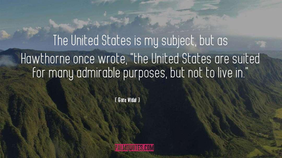 Populated States quotes by Gore Vidal