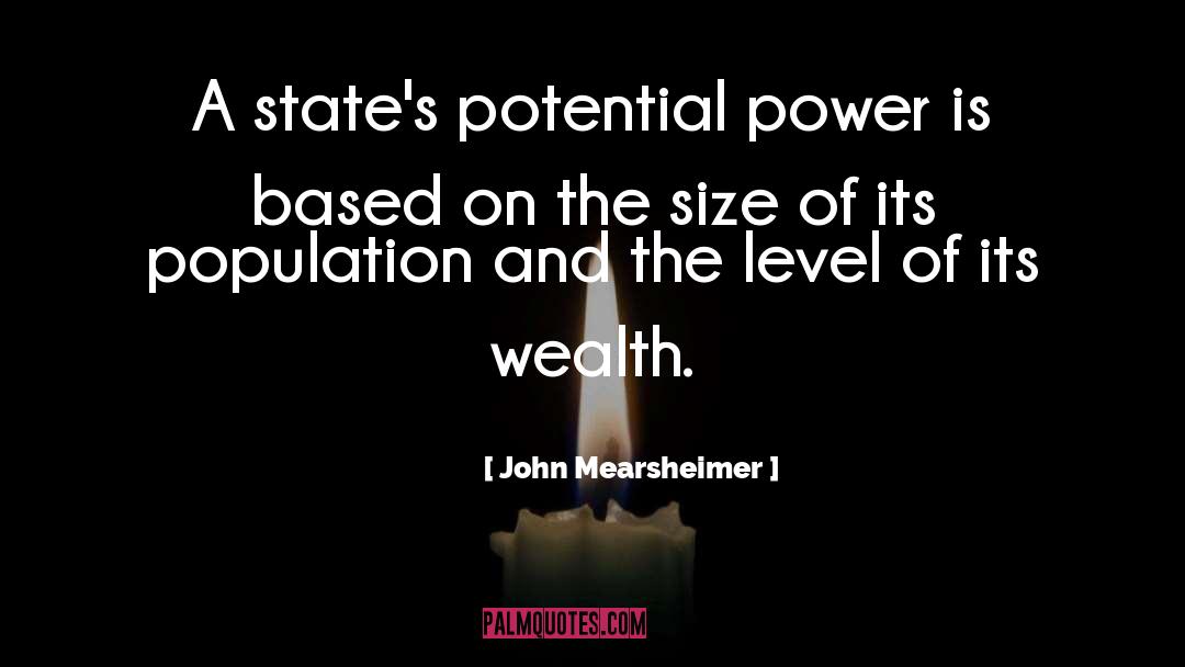 Population Bomb quotes by John Mearsheimer