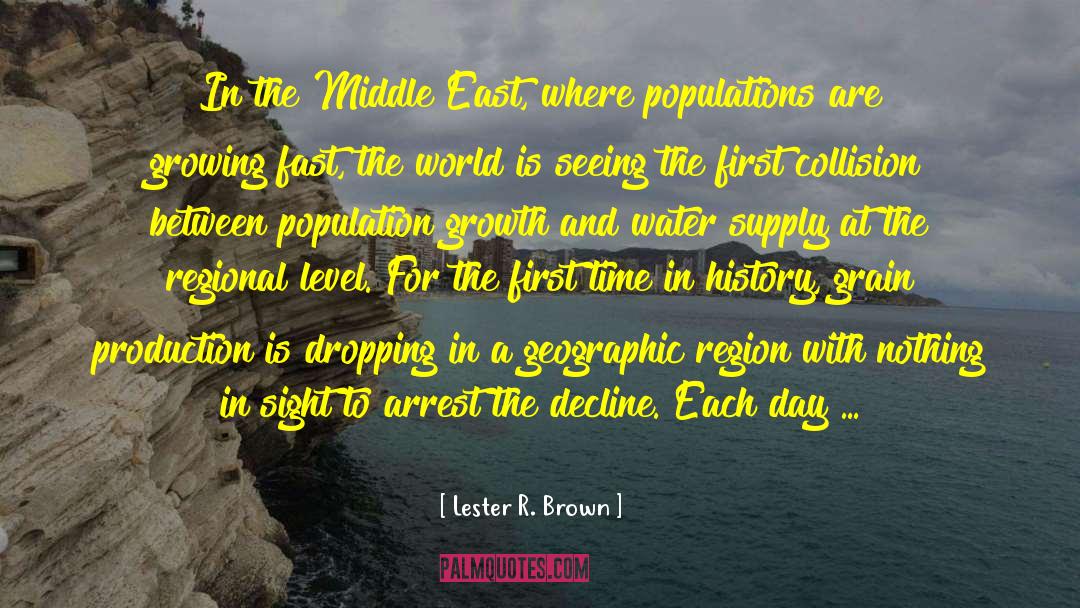 Population Growth quotes by Lester R. Brown
