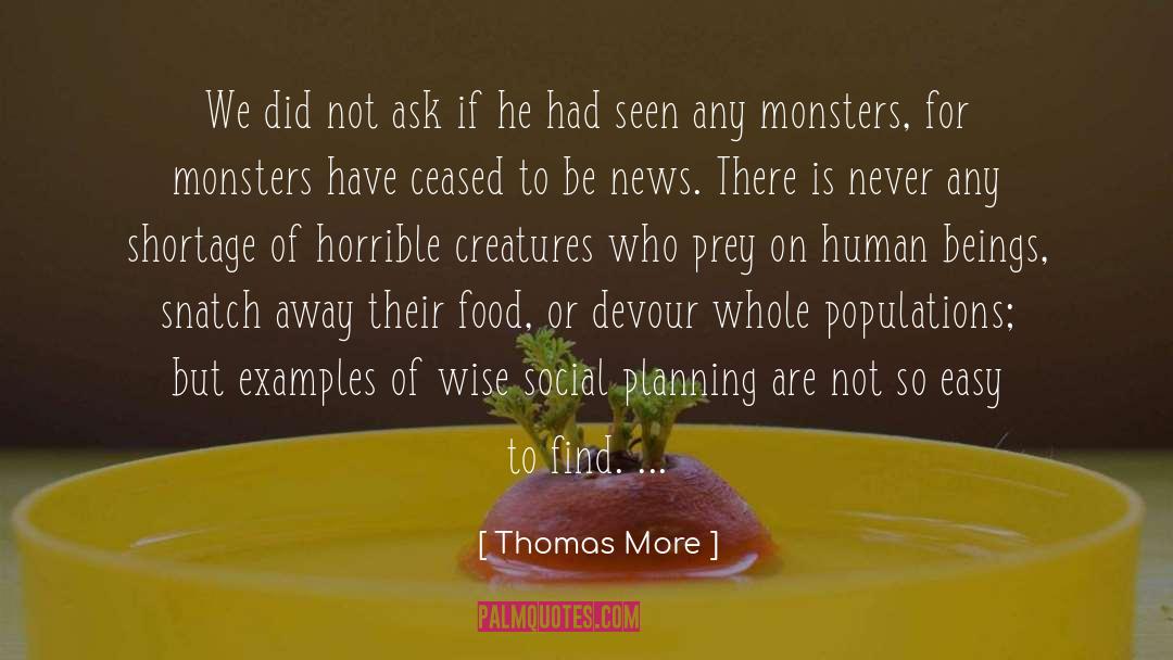 Populations quotes by Thomas More