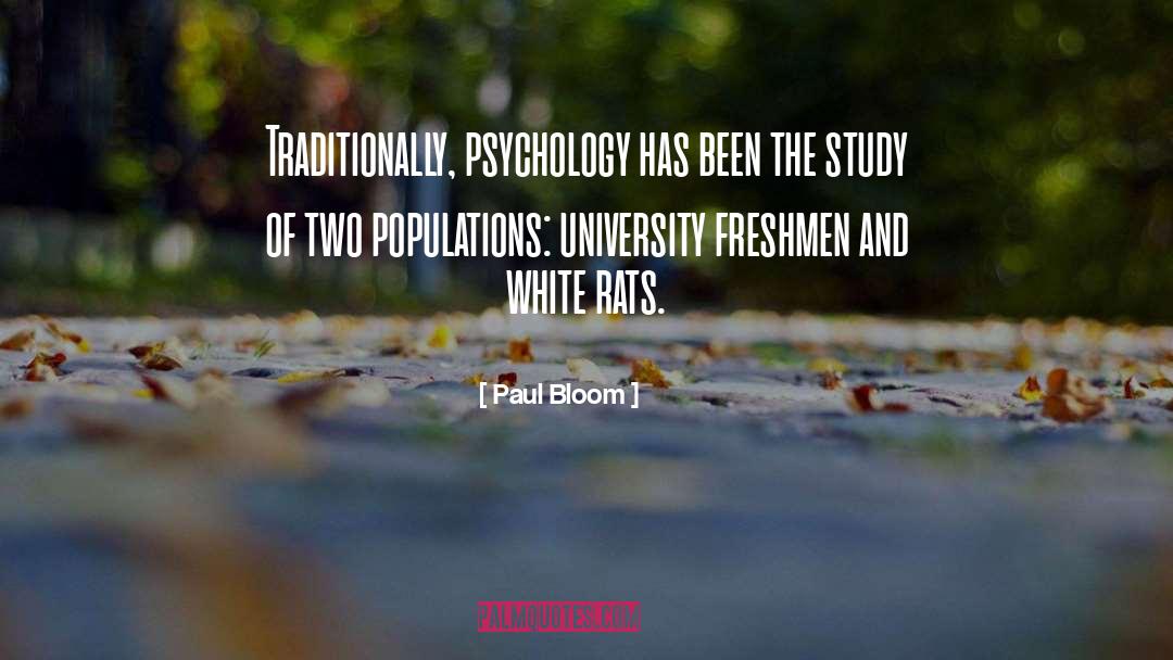 Populations quotes by Paul Bloom