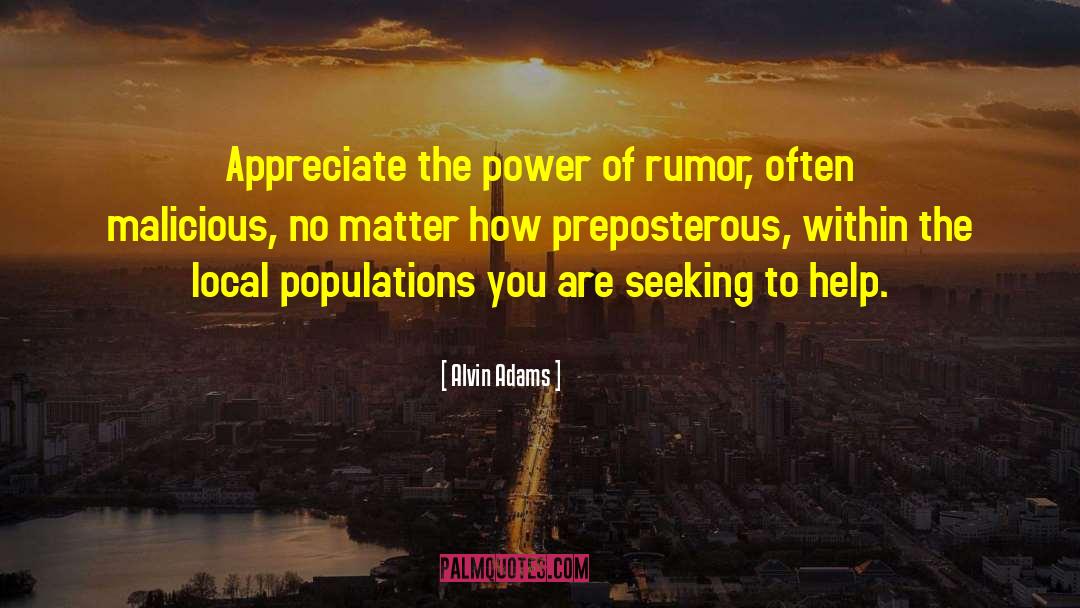 Populations quotes by Alvin Adams