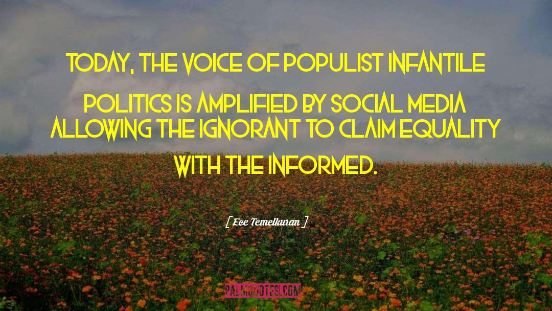 Populist quotes by Ece Temelkuran