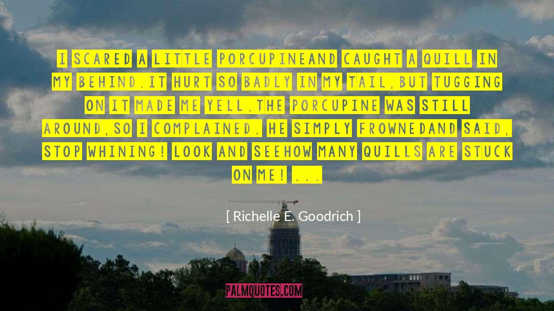 Porcupine quotes by Richelle E. Goodrich