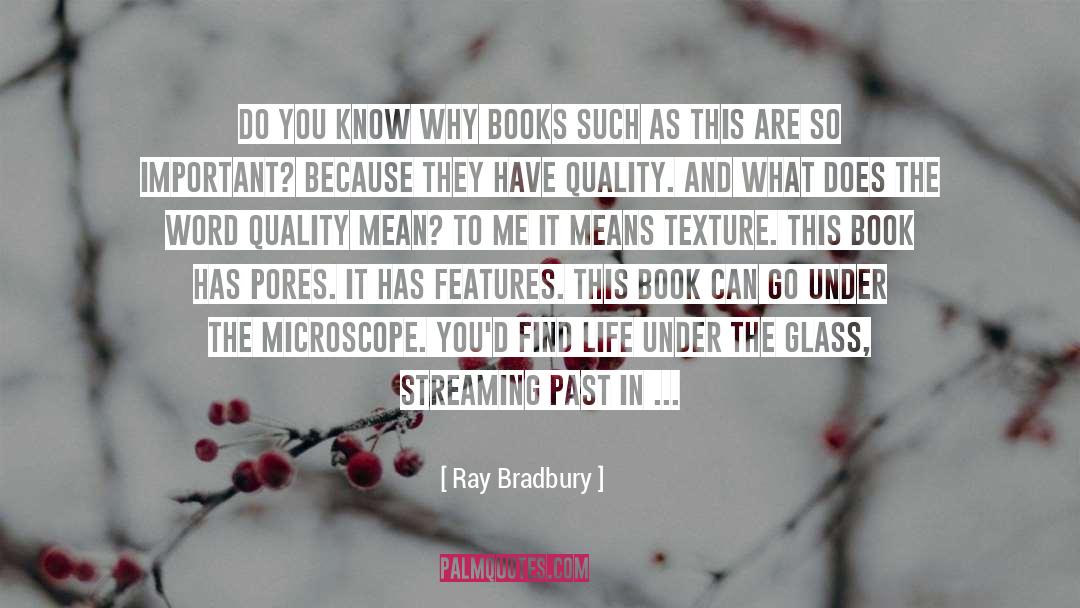 Pores quotes by Ray Bradbury