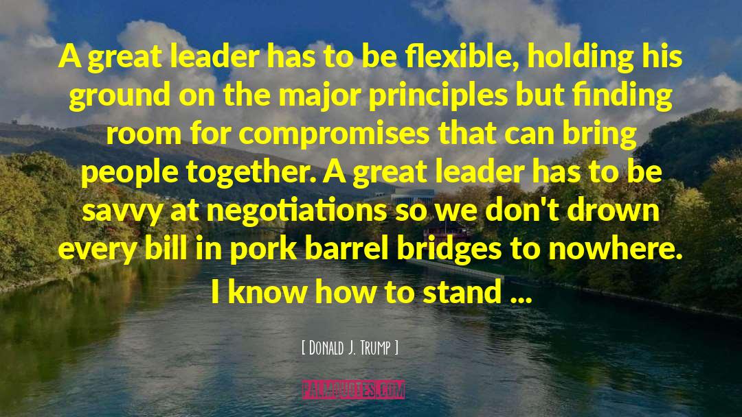 Pork Barrel quotes by Donald J. Trump