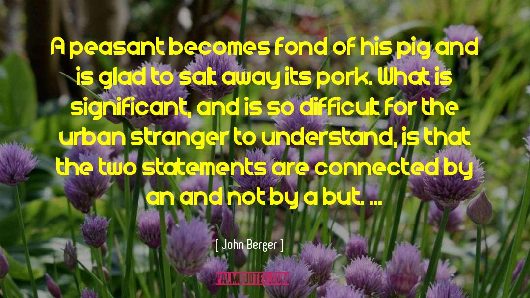 Pork Chops quotes by John Berger