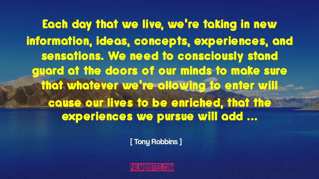 Porlocks Guard quotes by Tony Robbins