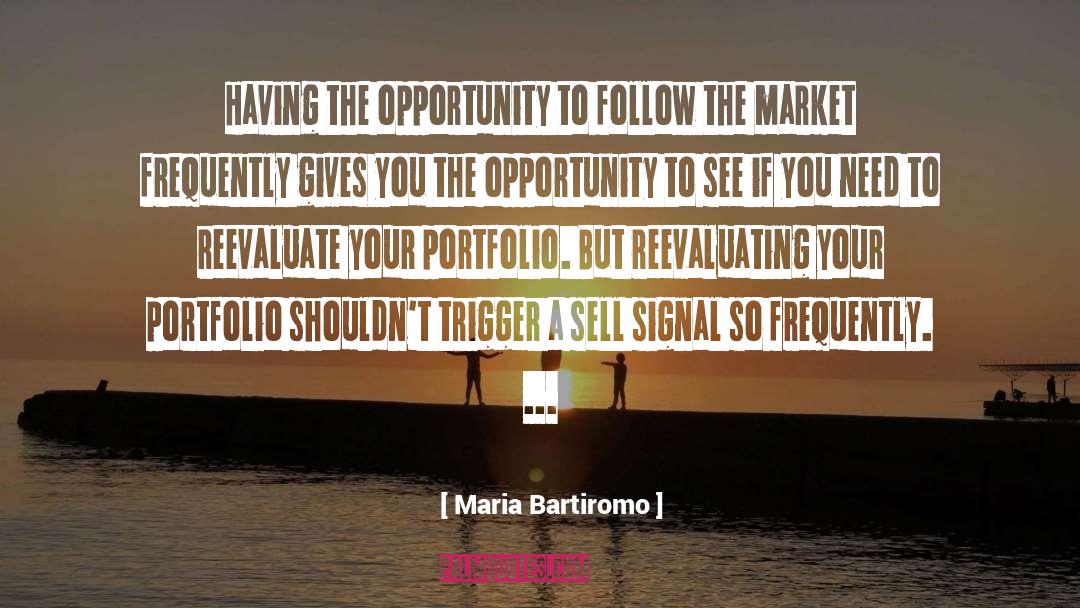 Portfolio quotes by Maria Bartiromo