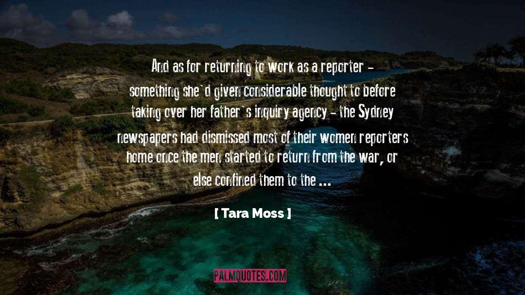 Portfolio quotes by Tara Moss