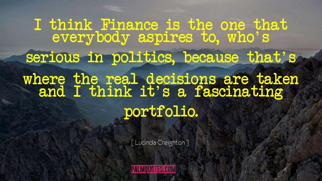 Portfolios quotes by Lucinda Creighton