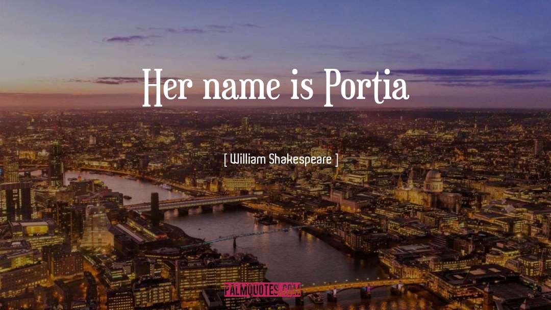 Portia quotes by William Shakespeare