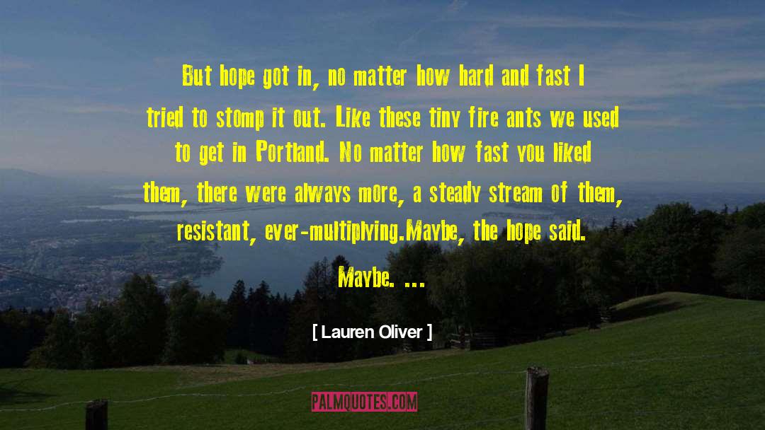 Portland Oregon quotes by Lauren Oliver