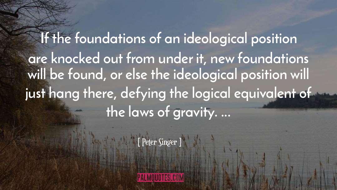 Portney Foundations quotes by Peter Singer