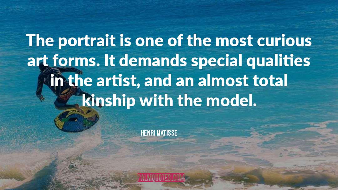 Portrait quotes by Henri Matisse