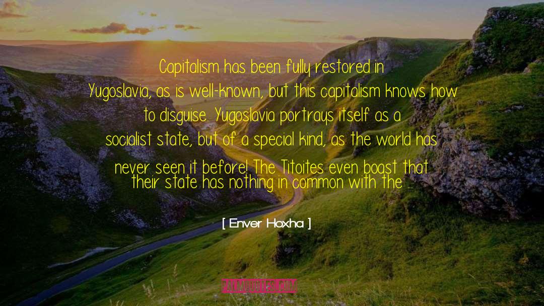 Portrays Synonym quotes by Enver Hoxha