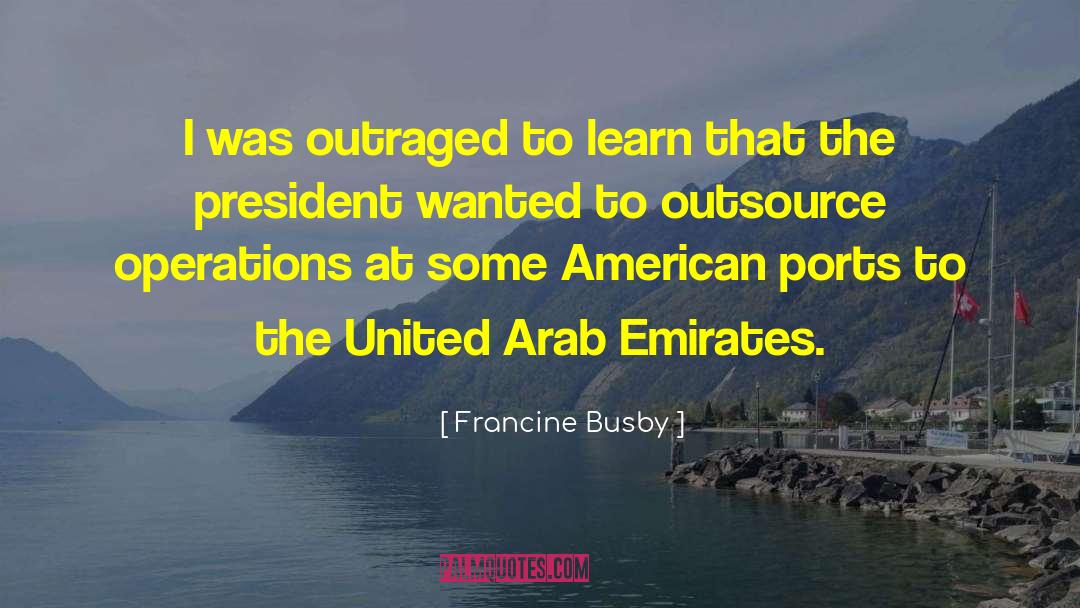 Ports quotes by Francine Busby
