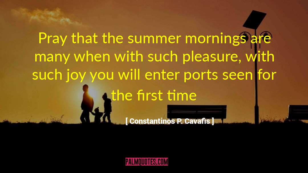 Ports quotes by Constantinos P. Cavafis