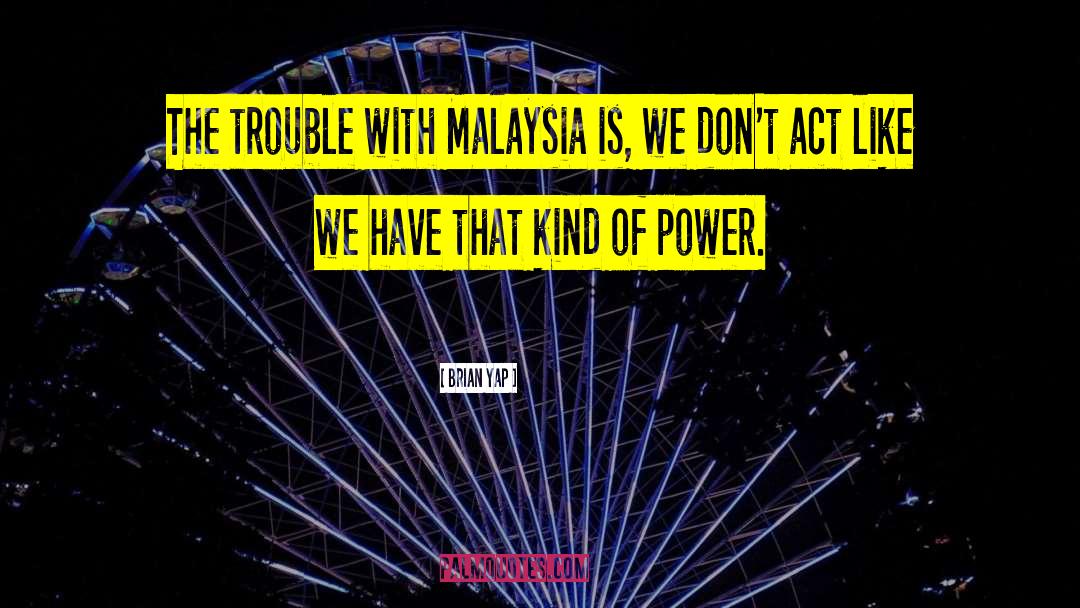 Pos Malaysia quotes by Brian Yap