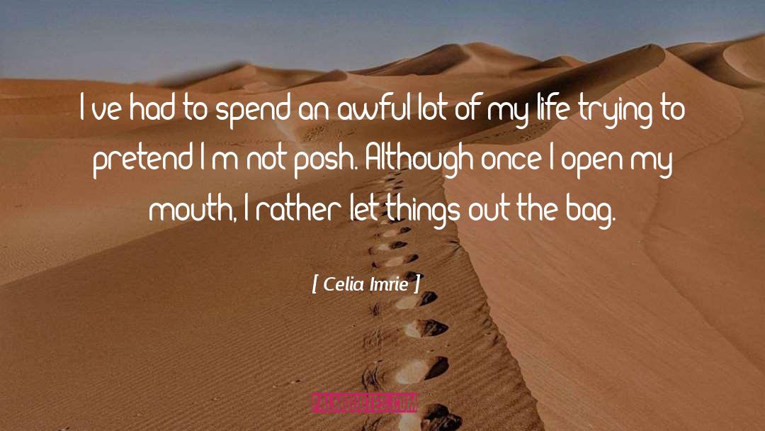 Posh quotes by Celia Imrie