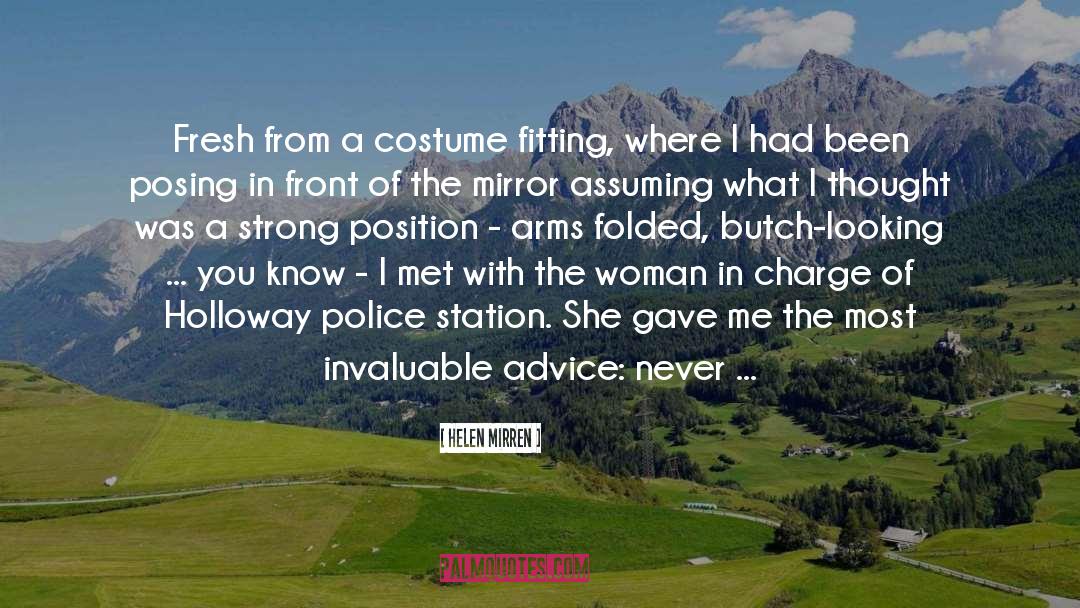 Posing quotes by Helen Mirren
