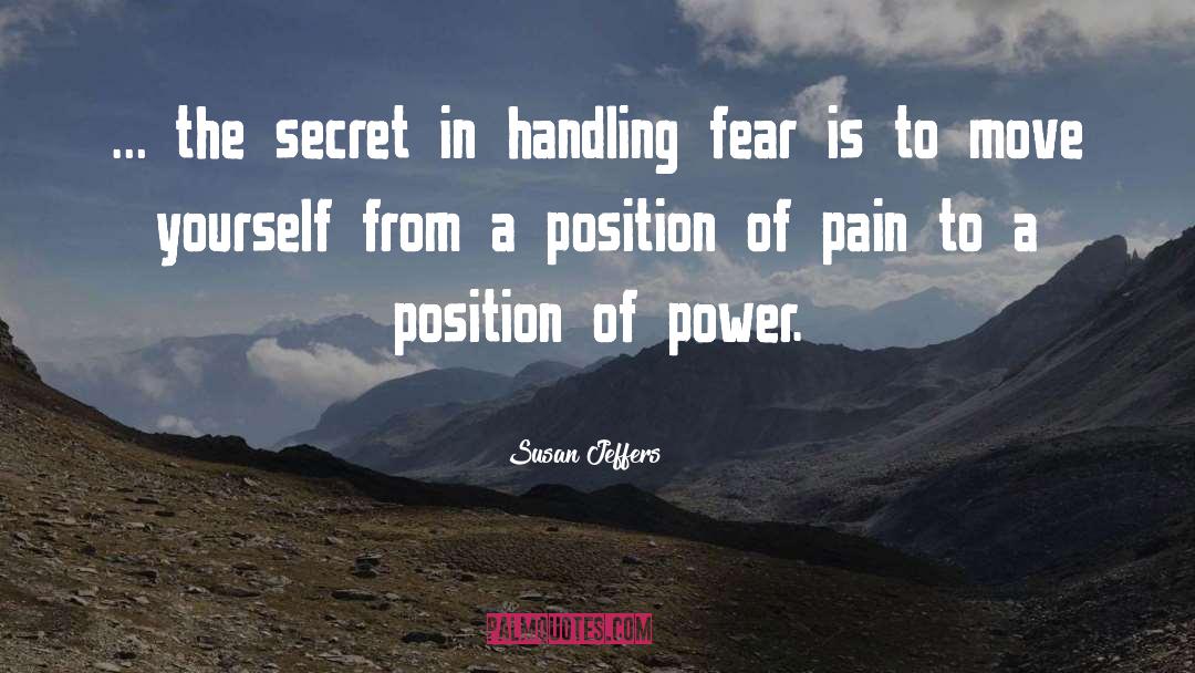 Position Of Power quotes by Susan Jeffers