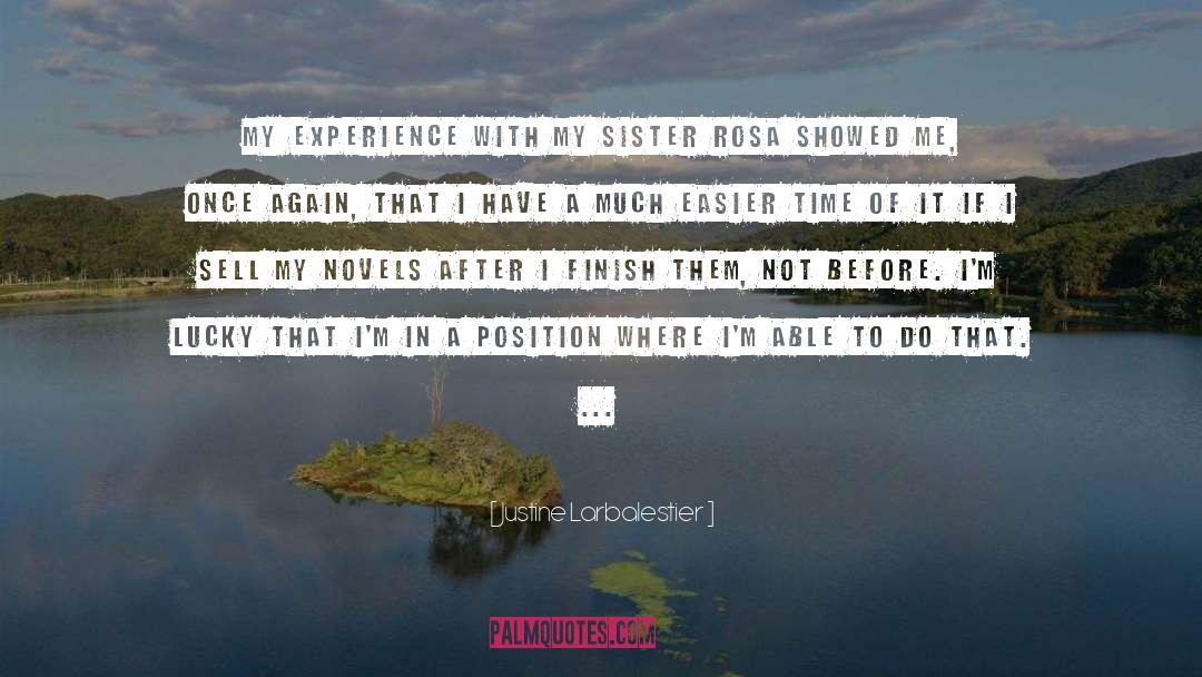 Position quotes by Justine Larbalestier