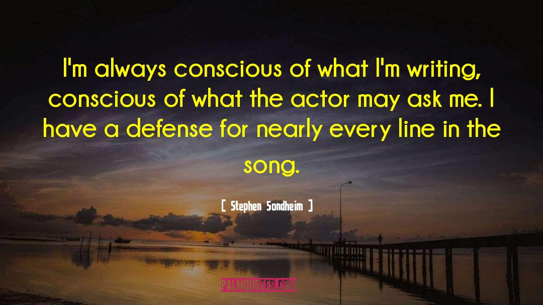 Positionless Defense quotes by Stephen Sondheim