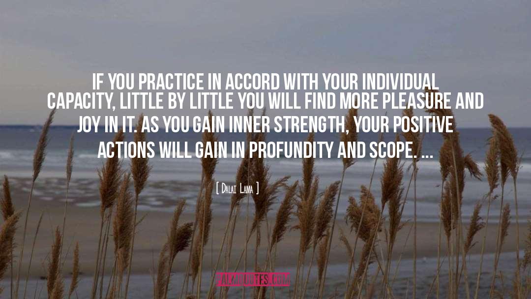 Positive Actions quotes by Dalai Lama