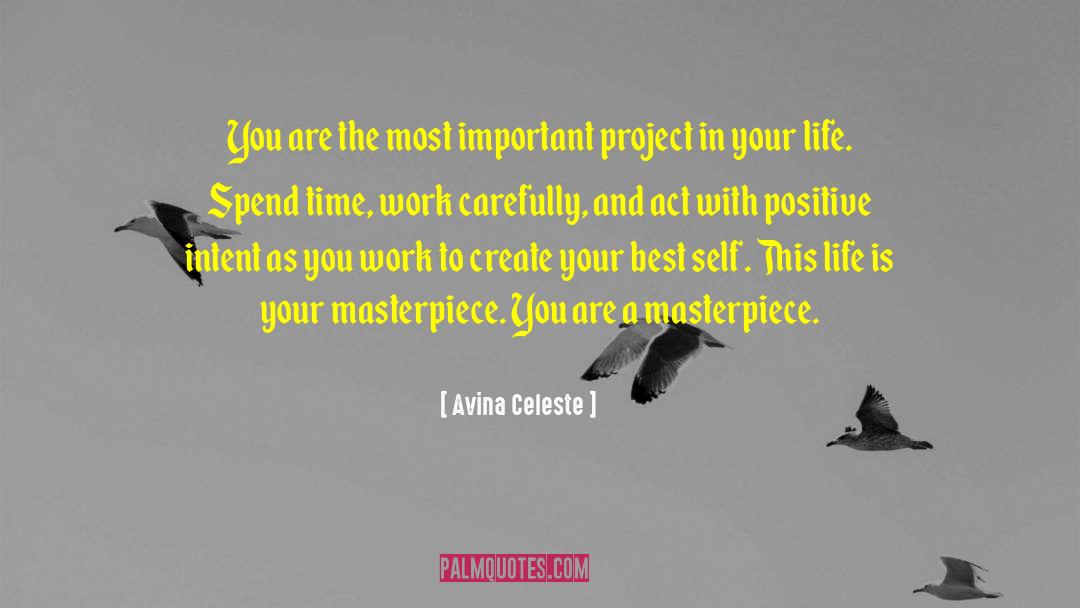 Positive And Peaceful quotes by Avina Celeste