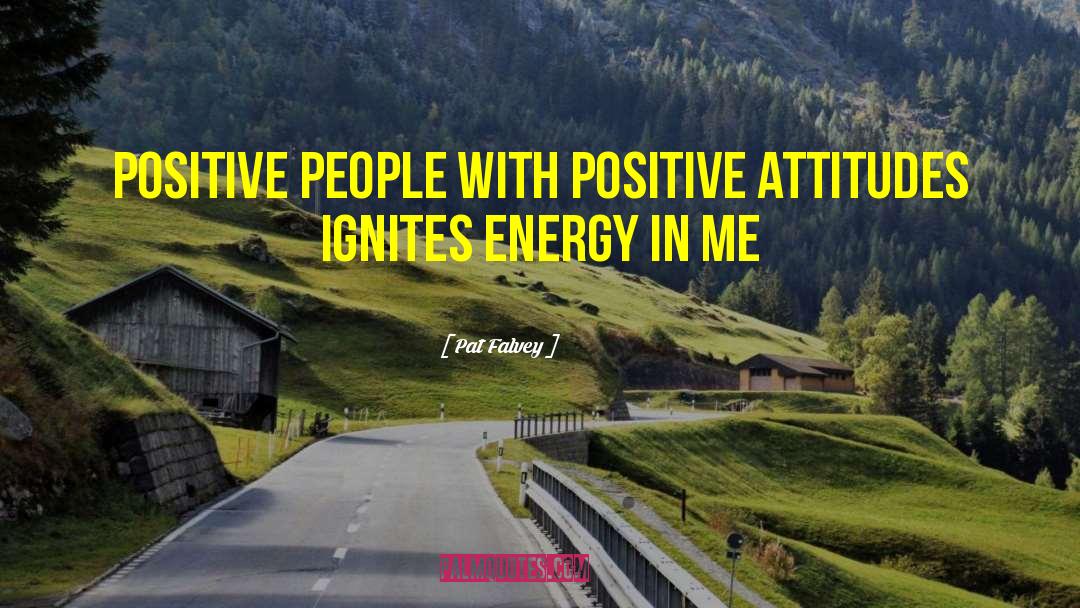 Positive Attitude Motivation quotes by Pat Falvey