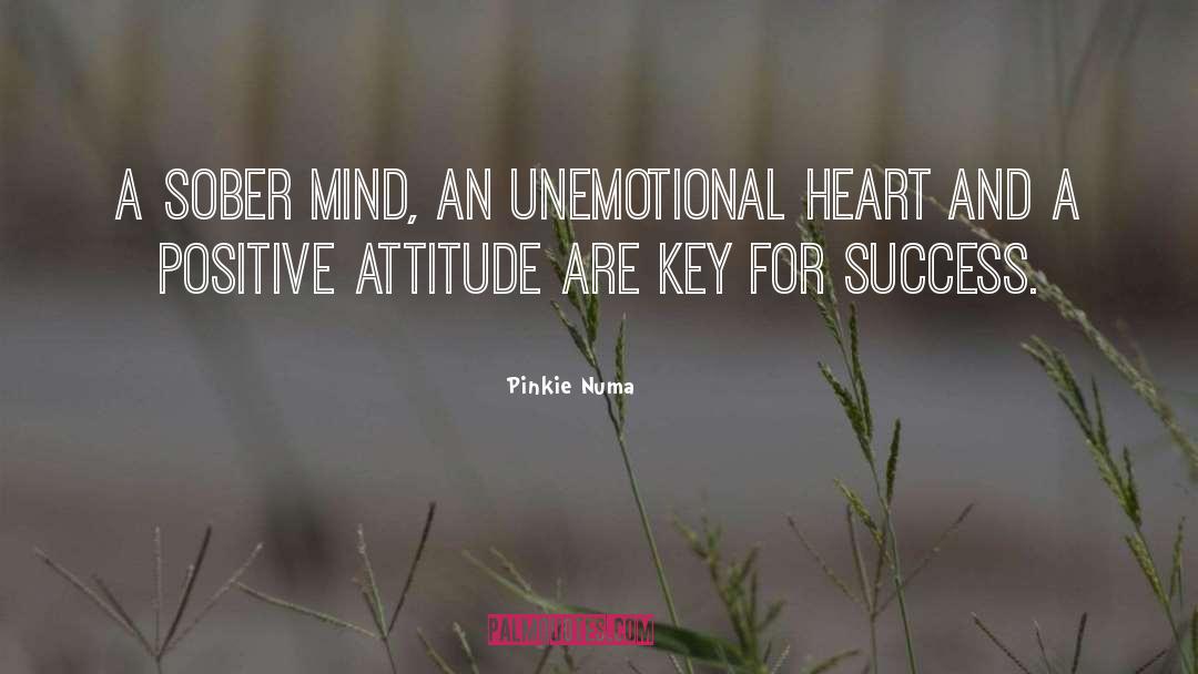 Positive Attitude quotes by Pinkie Numa