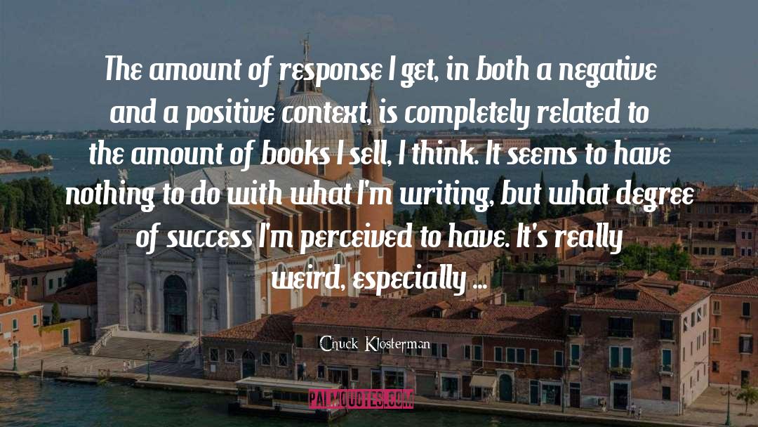 Positive Book Review quotes by Chuck Klosterman